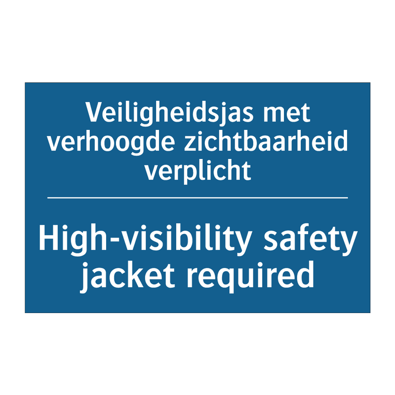 Veiligheidsjas met verhoogde zichtbaarheid /.../ - High-visibility safety jacket /.../
