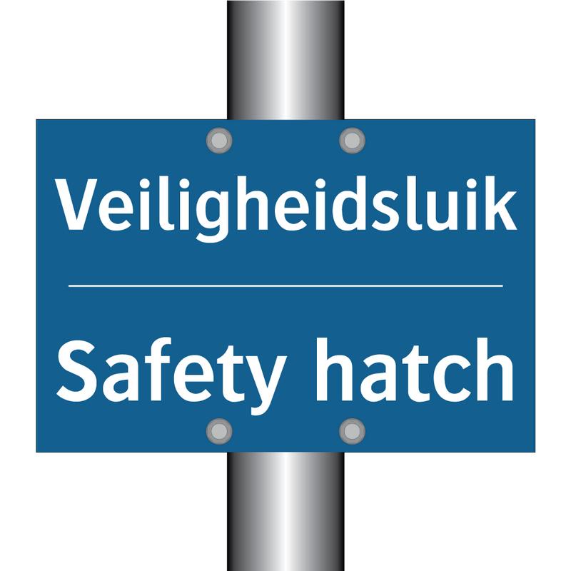 Veiligheidsluik - Safety hatch & Veiligheidsluik - Safety hatch & Veiligheidsluik - Safety hatch