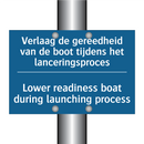 Verlaag de gereedheid van de boot /.../ - Lower readiness boat during launching /.../