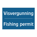 Visvergunning - Fishing permit & Visvergunning - Fishing permit & Visvergunning - Fishing permit