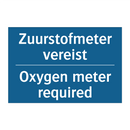 Zuurstofmeter vereist - Oxygen meter required & Zuurstofmeter vereist - Oxygen meter required