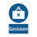 Gesloten & Gesloten & Gesloten & Gesloten & Gesloten & Gesloten & Gesloten & Gesloten & Gesloten