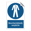 Beschermkledij verplicht & Beschermkledij verplicht & Beschermkledij verplicht