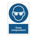 Draag veiligheidsbril & Draag veiligheidsbril & Draag veiligheidsbril & Draag veiligheidsbril