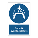 Gebruik oversteekplaats & Gebruik oversteekplaats & Gebruik oversteekplaats