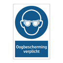 Oogbescherming verplicht & Oogbescherming verplicht & Oogbescherming verplicht