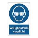 Veiligheidsbril verplicht & Veiligheidsbril verplicht & Veiligheidsbril verplicht