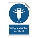 Veiligheidsschort verplicht & Veiligheidsschort verplicht & Veiligheidsschort verplicht