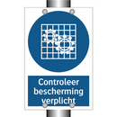 Controleer bescherming verplicht & Controleer bescherming verplicht