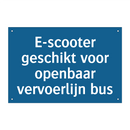 E-scooter geschikt voor openbaar vervoerlijn bus & E-scooter geschikt voor openbaar vervoerlijn bus