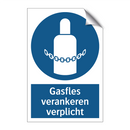 Gasfles verankeren verplicht & Gasfles verankeren verplicht & Gasfles verankeren verplicht
