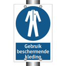 Gebruik beschermende kleding & Gebruik beschermende kleding & Gebruik beschermende kleding