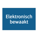 Elektronisch bewaakt & Elektronisch bewaakt & Elektronisch bewaakt & Elektronisch bewaakt