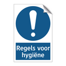 Regels voor hygiëne & Regels voor hygiëne & Regels voor hygiëne & Regels voor hygiëne