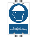 Draag hoofd- en ademhalingsbescherming & Draag hoofd- en ademhalingsbescherming