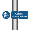 Gebruik afvalcontainers & Gebruik afvalcontainers & Gebruik afvalcontainers