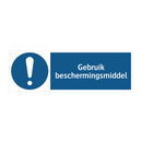 Gebruik beschermingsmiddel & Gebruik beschermingsmiddel & Gebruik beschermingsmiddel
