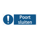 Poort sluiten & Poort sluiten & Poort sluiten & Poort sluiten & Poort sluiten & Poort sluiten
