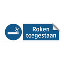 Roken toegestaan & Roken toegestaan & Roken toegestaan & Roken toegestaan