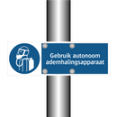 Gebruik autonoom ademhalingsapparaat & Gebruik autonoom ademhalingsapparaat
