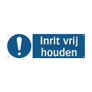 Inrit vrij houden & Inrit vrij houden & Inrit vrij houden & Inrit vrij houden & Inrit vrij houden