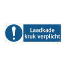 Laadkade kruk verplicht & Laadkade kruk verplicht & Laadkade kruk verplicht