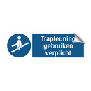 Trapleuning gebruiken verplicht & Trapleuning gebruiken verplicht & Trapleuning gebruiken verplicht