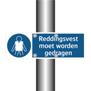 Reddingsvest moet worden gedragen & Reddingsvest moet worden gedragen
