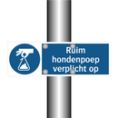 Ruim hondenpoep verplicht op & Ruim hondenpoep verplicht op & Ruim hondenpoep verplicht op