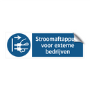 Stroomaftappunt voor externe bedrijven & Stroomaftappunt voor externe bedrijven