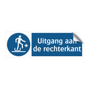 Uitgang aan de rechterkant & Uitgang aan de rechterkant & Uitgang aan de rechterkant