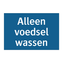 Alleen voedsel wassen & Alleen voedsel wassen & Alleen voedsel wassen & Alleen voedsel wassen
