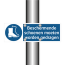 Beschermende schoenen moeten worden gedragen & Beschermende schoenen moeten worden gedragen