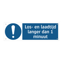 Los- en laadtijd langer dan 1 minuut & Los- en laadtijd langer dan 1 minuut