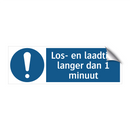 Los- en laadtijd langer dan 1 minuut & Los- en laadtijd langer dan 1 minuut