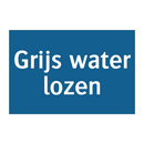 Grijs water lozen & Grijs water lozen & Grijs water lozen & Grijs water lozen & Grijs water lozen