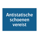 Antistatische schoenen vereist & Antistatische schoenen vereist & Antistatische schoenen vereist