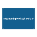 Kraanveiligheidsschakelaar & Kraanveiligheidsschakelaar & Kraanveiligheidsschakelaar