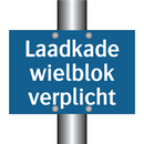 Laadkade wielblok verplicht & Laadkade wielblok verplicht & Laadkade wielblok verplicht