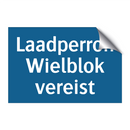 Laadperron Wielblok vereist & Laadperron Wielblok vereist & Laadperron Wielblok vereist