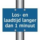 Los- en laadtijd langer dan 1 minuut & Los- en laadtijd langer dan 1 minuut