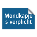 Mondkapjes verplicht & Mondkapjes verplicht & Mondkapjes verplicht & Mondkapjes verplicht