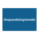 Ontgrendelingshendel & Ontgrendelingshendel & Ontgrendelingshendel & Ontgrendelingshendel