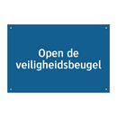 Open de veiligheidsbeugel & Open de veiligheidsbeugel & Open de veiligheidsbeugel