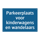 Parkeerplaats voor kinderwagens en wandelaars & Parkeerplaats voor kinderwagens en wandelaars