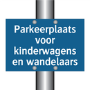 Parkeerplaats voor kinderwagens en wandelaars & Parkeerplaats voor kinderwagens en wandelaars