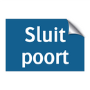 Sluit poort & Sluit poort & Sluit poort & Sluit poort