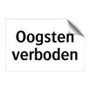 Oogsten verboden