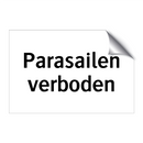 Parasailen verboden