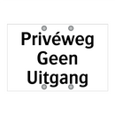 Privéweg Geen Uitgang